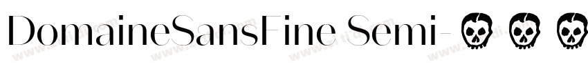 DomaineSansFine Semi字体转换 DomaineSansFine Semi字体转换